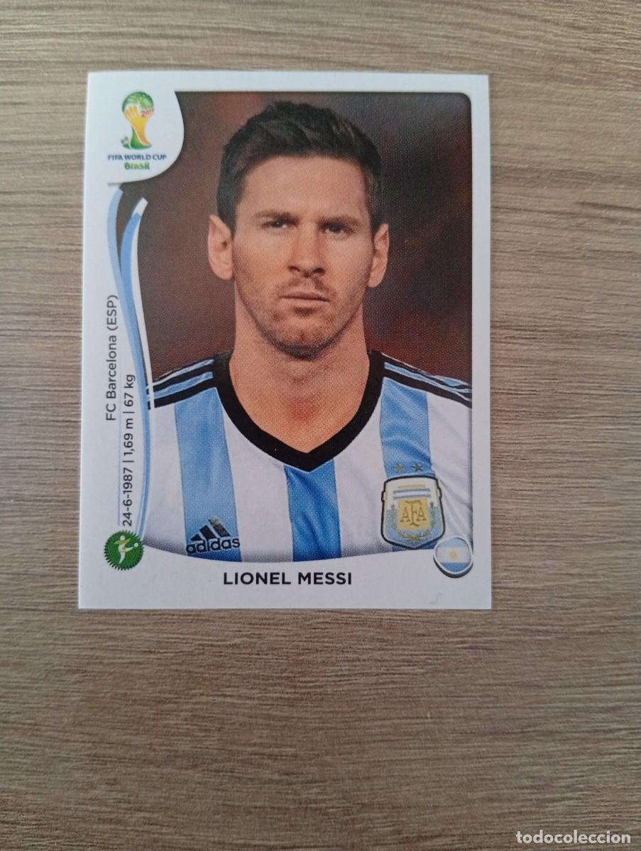 Fu&szlig;ball-Sticker: LIONEL MESSI 430 ARGENTINA PANINI MUNDIAL BRASIL 2014 14 SIN PEGAR NUNCA PEGADO