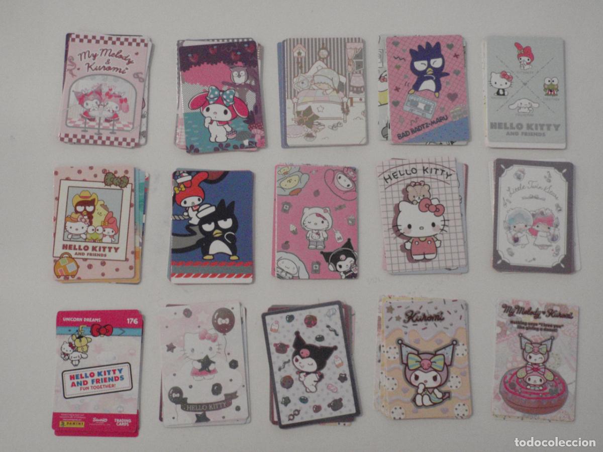 Fu&szlig;ball-Sticker: LOTE 91 cromos HELLO KITTY AND FRIENDS, FUN TOGETHER! Trading cards diferentes. Panini 2025