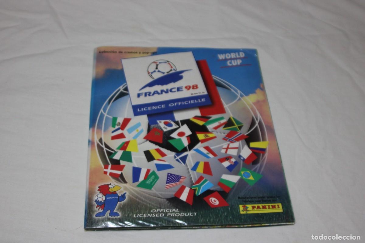 Fu&szlig;ball-Sticker: ALBUM DE FUTBOL OFICIAL DE MARCA PANINI DE MUNDIAL DE FRANCIA 98 MUY COTIZADO COMPLETO