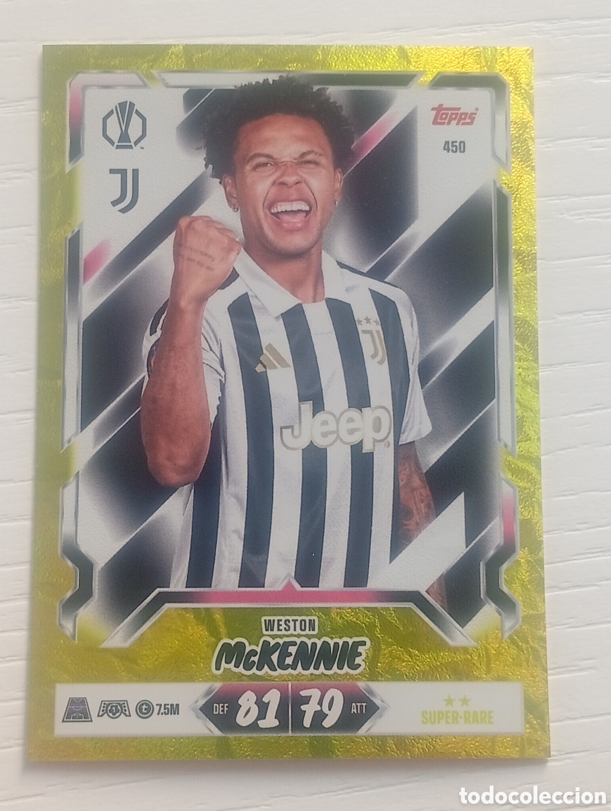 Fu&szlig;ball-Sticker: super rare ** 450 MCKENNIE JUVENTUS TOPPS MATCH ATTAX 2026 2027 UCC megacracks cromos cards