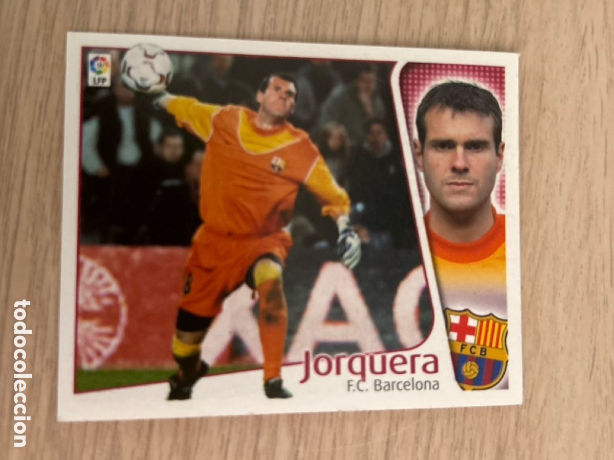 Figurine di Calcio: JORQUERA F. C. BARCELONA LIGA ESTE 2004 2005 04 05 NUNCA PEGADO SIN PEGAR