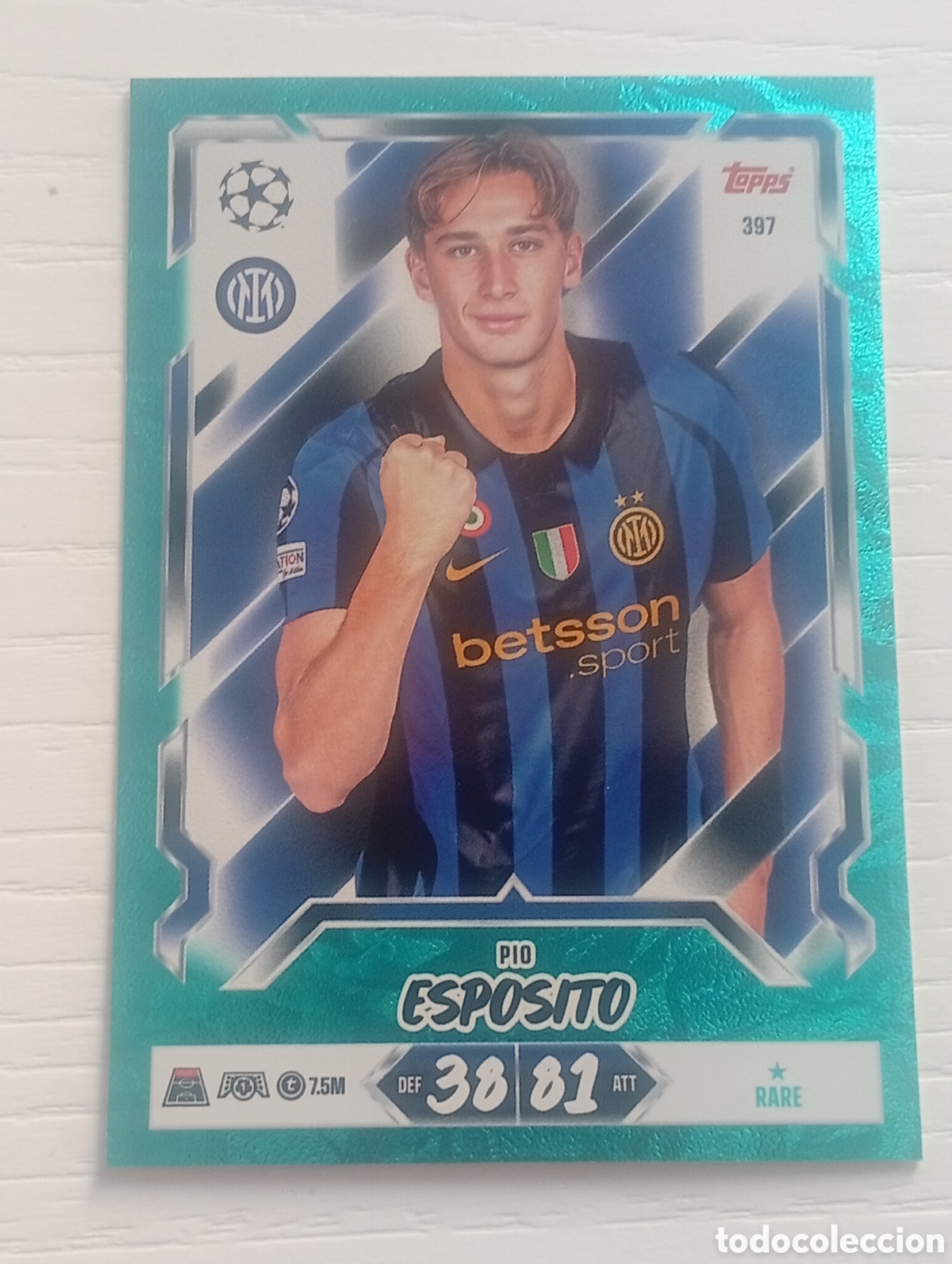 Figurine di Calcio: rare * 397 ESPOSITO INTER MILAN TOPPS MATCH ATTAX 2026 2027 UCC megacracks cromos cards