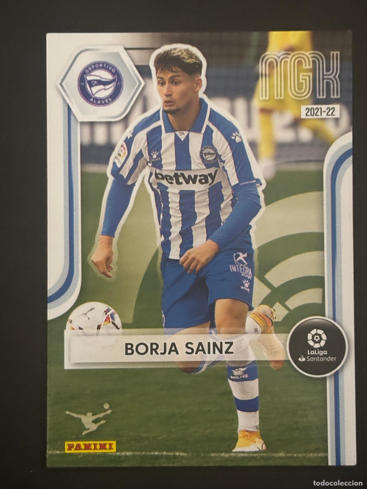 Fu&szlig;ball-Sticker: 14 BORJA SAINZ ALAV&Eacute;S MEGACRACKS MGK 21-22 2021 2022 PANINI LIGA