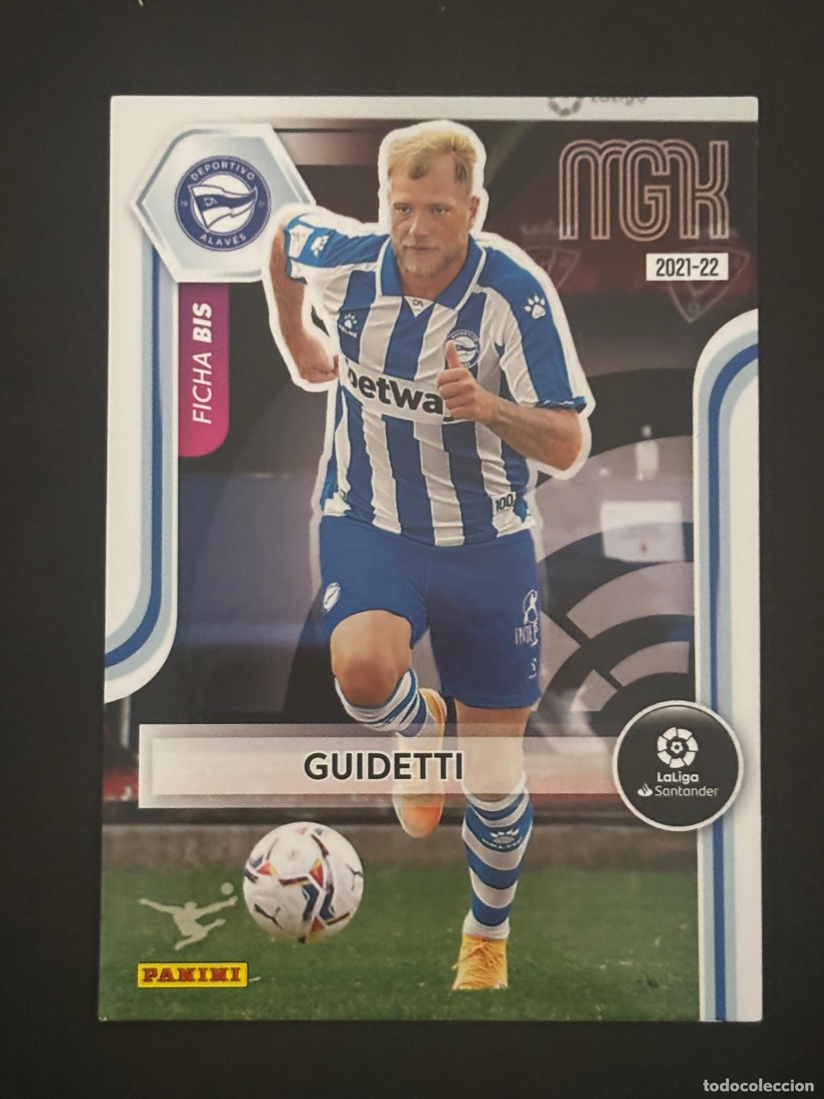 Figurine di Calcio: 16BIS GUIDETTI ALAV&Eacute;S 2&ordf; EDICI&Oacute;N MEGACRACKS MGK 21-22 2021 2022 PANINI LIGA