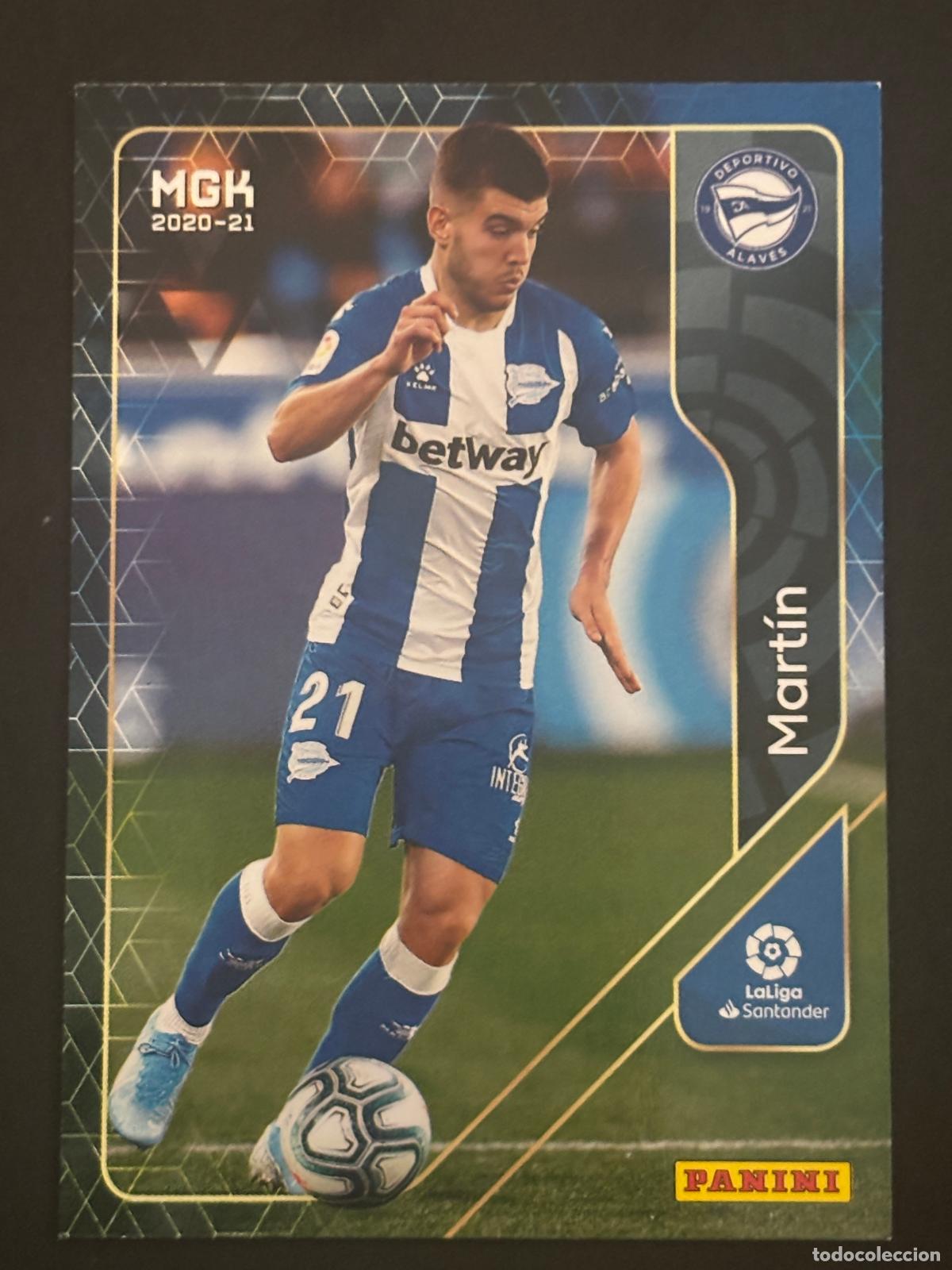 Figurine di Calcio: 5 MART&Iacute;N ALAV&Eacute;S MEGACRACKS MGK 20-21 2020 2021 PANINI LIGA