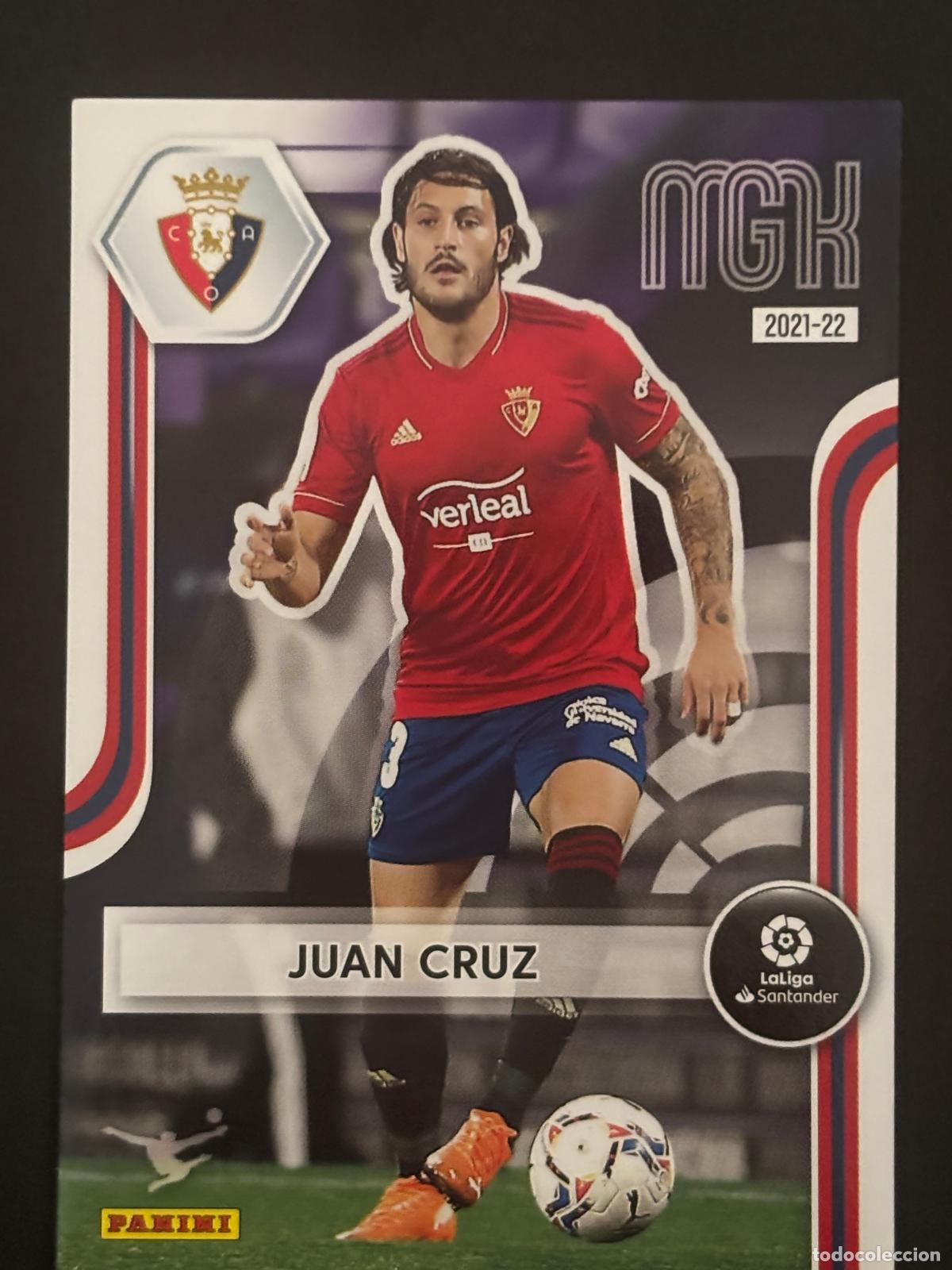 Fu&szlig;ball-Sticker: 260 JUAN CRUZ OSASUNA MEGACRACKS MGK 21-22 2021 2022 PANINI LIGA