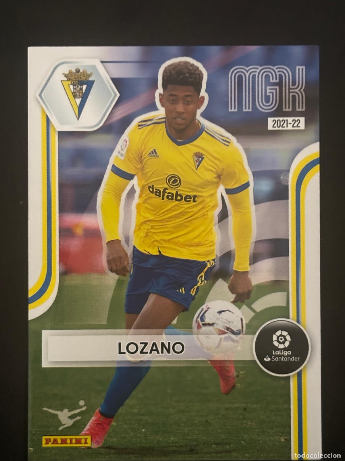 Fu&szlig;ball-Sticker: 106 LOZANO C&Aacute;DIZ MEGACRACKS MGK 21-22 2021 2022 PANINI LIGA