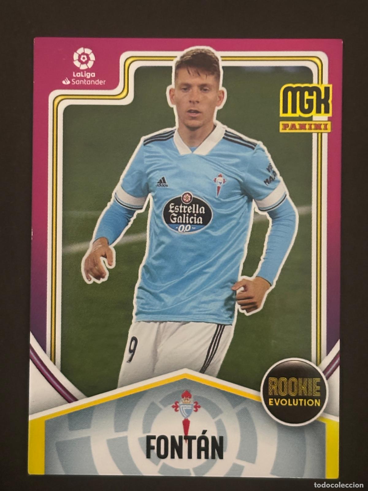 Cromos de Futebol: 389 FONT&Aacute;N ROOKIE EVOLUTION CELTA MEGACRACKS MGK 21-22 2021 2022 PANINI LIGA