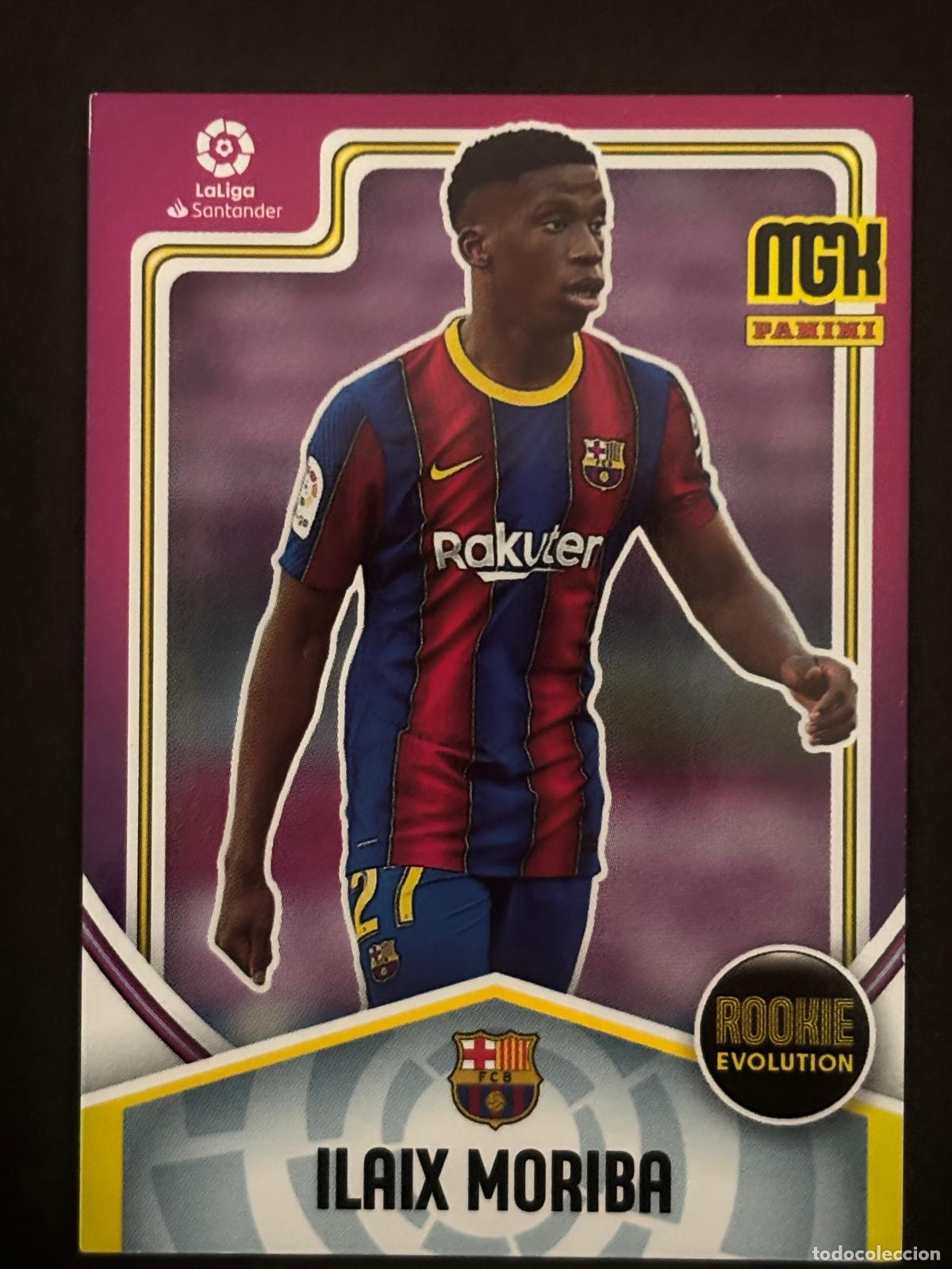 Cromos de Futebol: 390 ILAIX MORIBA ROOKIE EVOLUTION BARCELONA MEGACRACKS MGK 21-22 2021 2022 PANINI LIGA