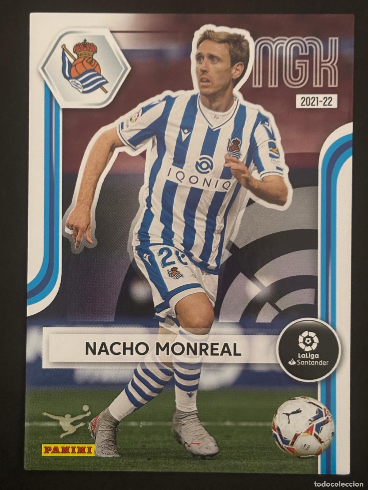 Cromos de Futebol: 296 NACHO MONREAL REAL SOCIEDAD MEGACRACKS MGK 21-22 2021 2022 PANINI LIGA