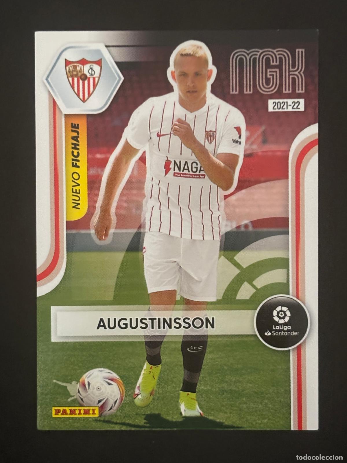 Cromos de Futebol: 463 AUGUSTINSSON NUEVO FICHAJE SEVILLA 2&ordf; EDICI&Oacute;N MEGACRACKS MGK 21-22 2021 2022