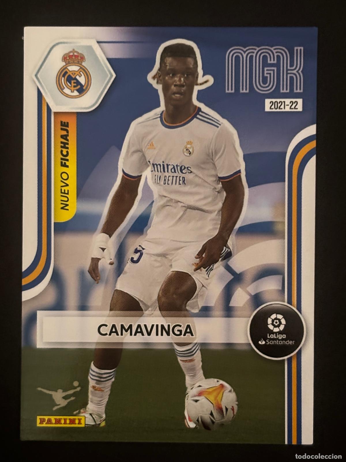 Cromos de Futebol: 494 CAMAVINGA NUEVO FICHAJE REAL MADRID 2&ordf; EDICI&Oacute;N MEGACRACKS MGK 21-22 2021 2022