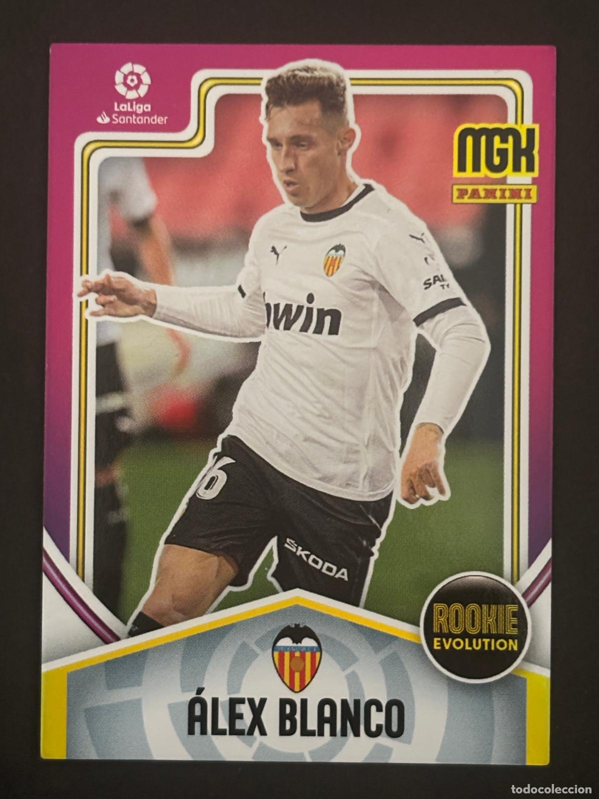 Cromos de Futebol: 381 &Aacute;LEX BLANCO ROOKIE EVOLUTION VALENCIA MEGACRACKS MGK 21-22 2021 2022 PANINI LIGA