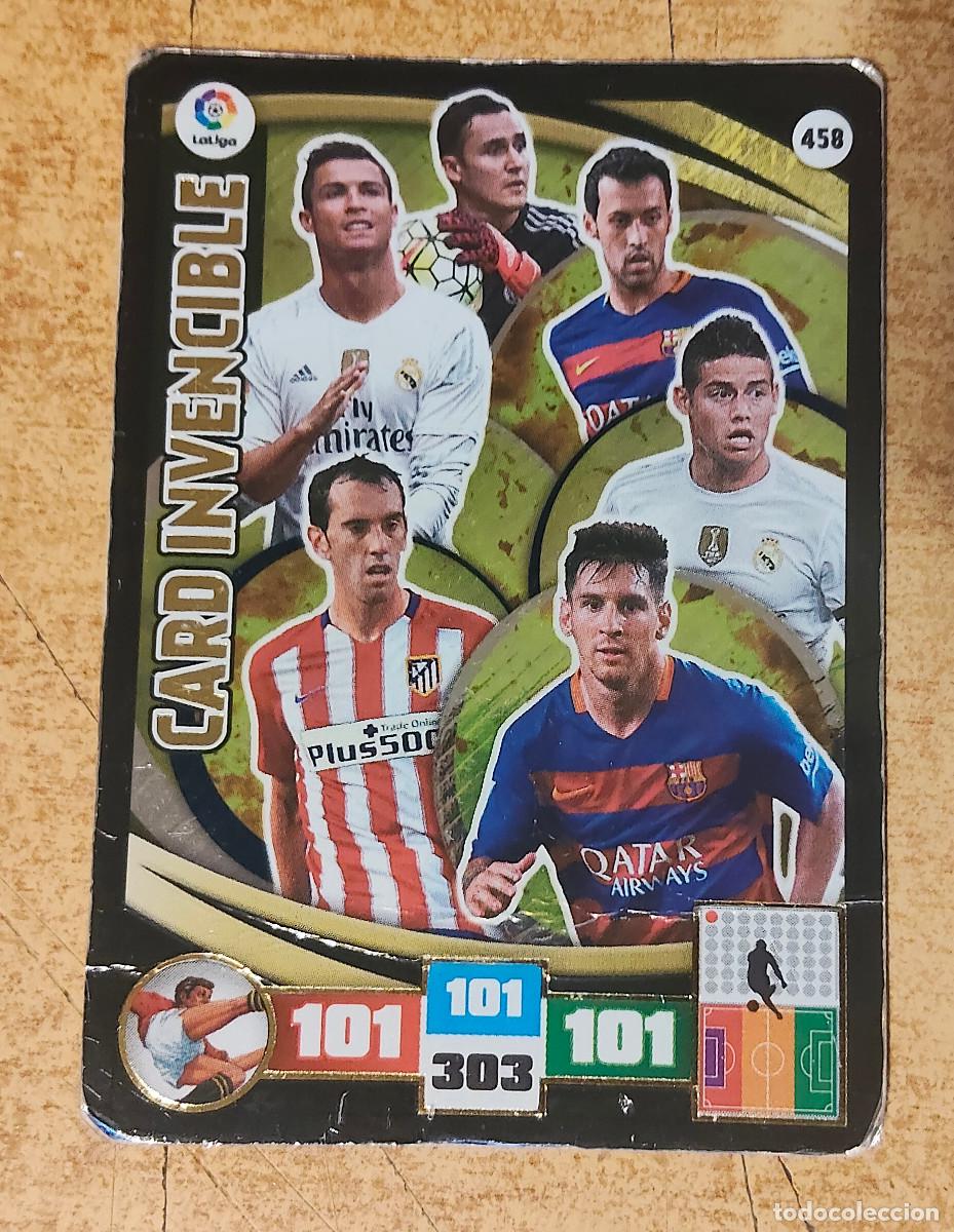 Cromos de f&uacute;tbol: CARD INVENCIBLE 2015 16 . MESSI - Foto 1