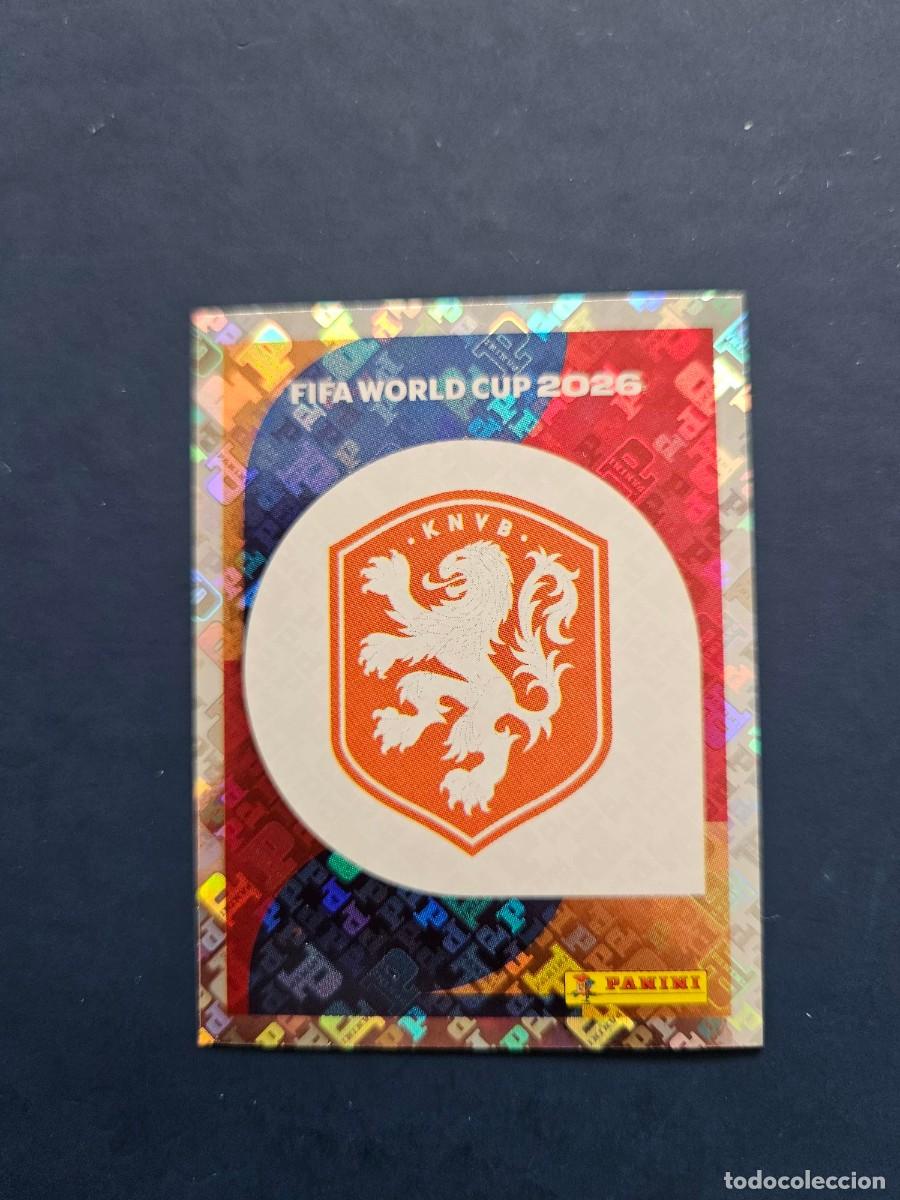Cromos de Futebol: NED 1 ESCUDO HOLANDA FIFA WORLD CUP MUNDIAL 26 2026 SIN PEGAR NUNCA PEGADO