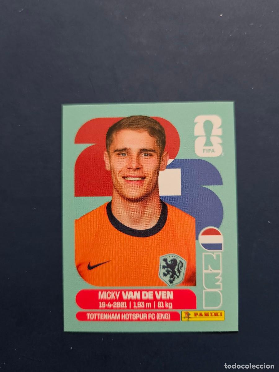 Cromos de Futebol: NED 4 MICKY VAN DE VEN HOLANDA FIFA WORLD CUP MUNDIAL 26 2026 SIN PEGAR NUNCA PEGADO
