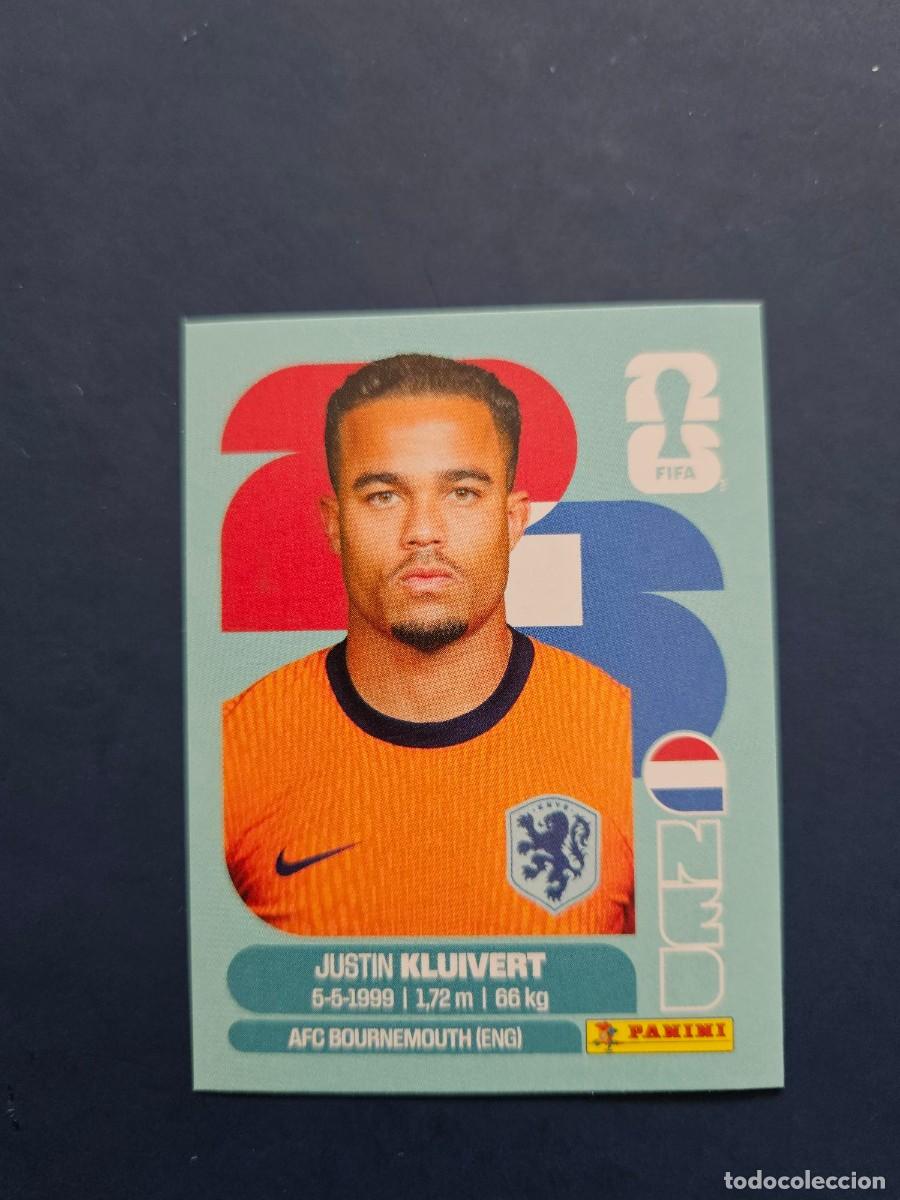 Cromos de Futebol: NED 16 JUSTIN KLUIVERT HOLANDA FIFA WORLD CUP MUNDIAL 26 2026 SIN PEGAR NUNCA PEGADO