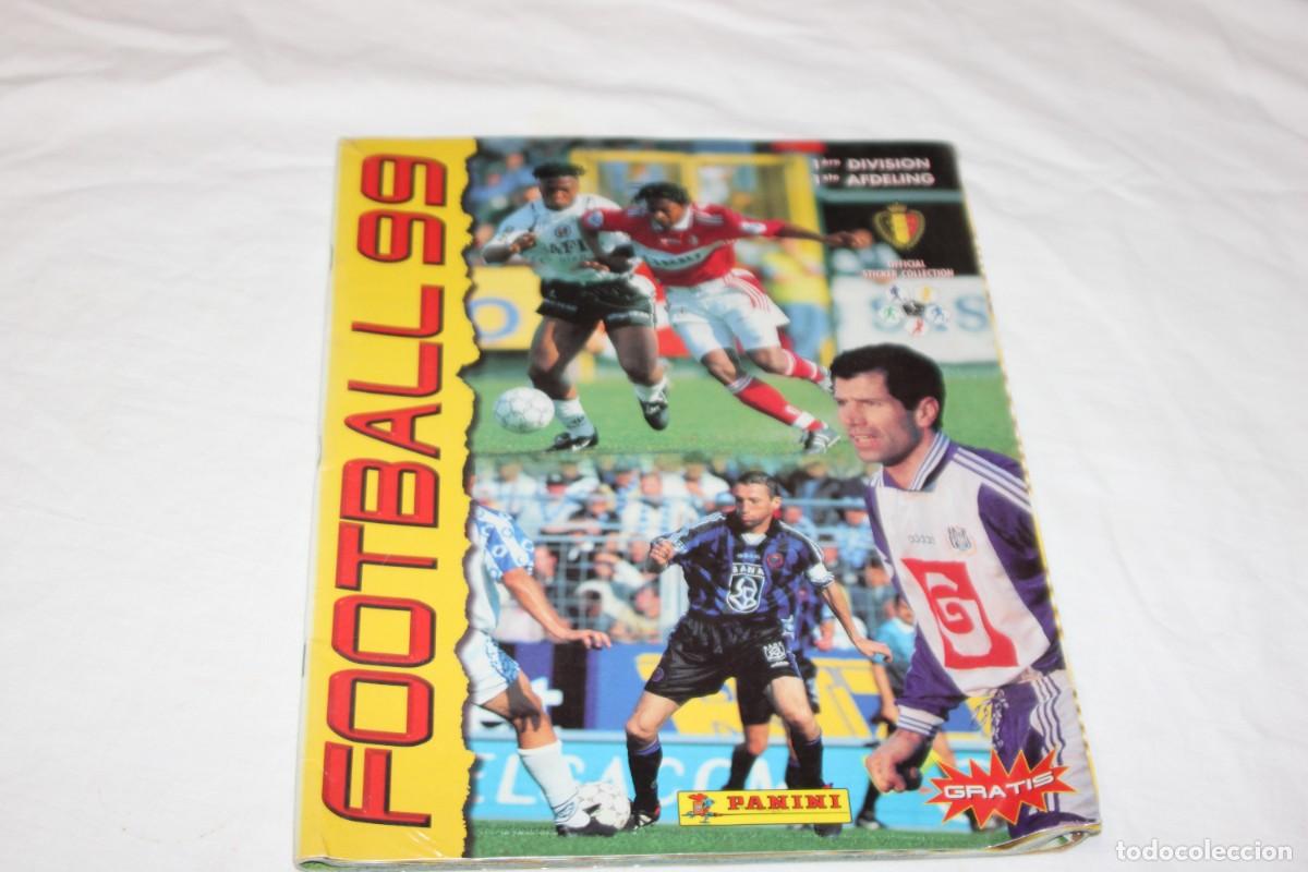 Figurine di Calcio: ALBUM OFICIAL DE FUTBOL DE LIGA DE BELGICA DE 1999 DE LA MARCA PANINI TOTALMENTE COMPLETO