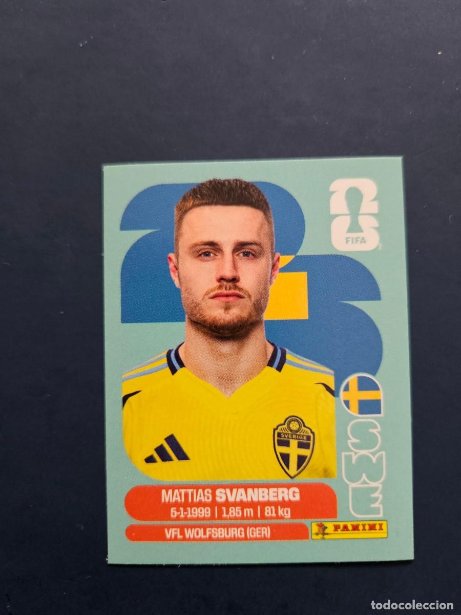 Cartes &agrave; collectionner de Football: SWE 12 MATTIAS SVANBERG SUECIA FIFA WORLD CUP MUNDIAL 26 2026 SIN PEGAR NUNCA PEGADO