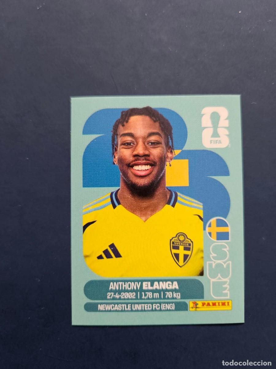 Football Stickers: SWE 18 ANTHONY ELANGA SUECIA FIFA WORLD CUP MUNDIAL 26 2026 SIN PEGAR NUNCA PEGADO