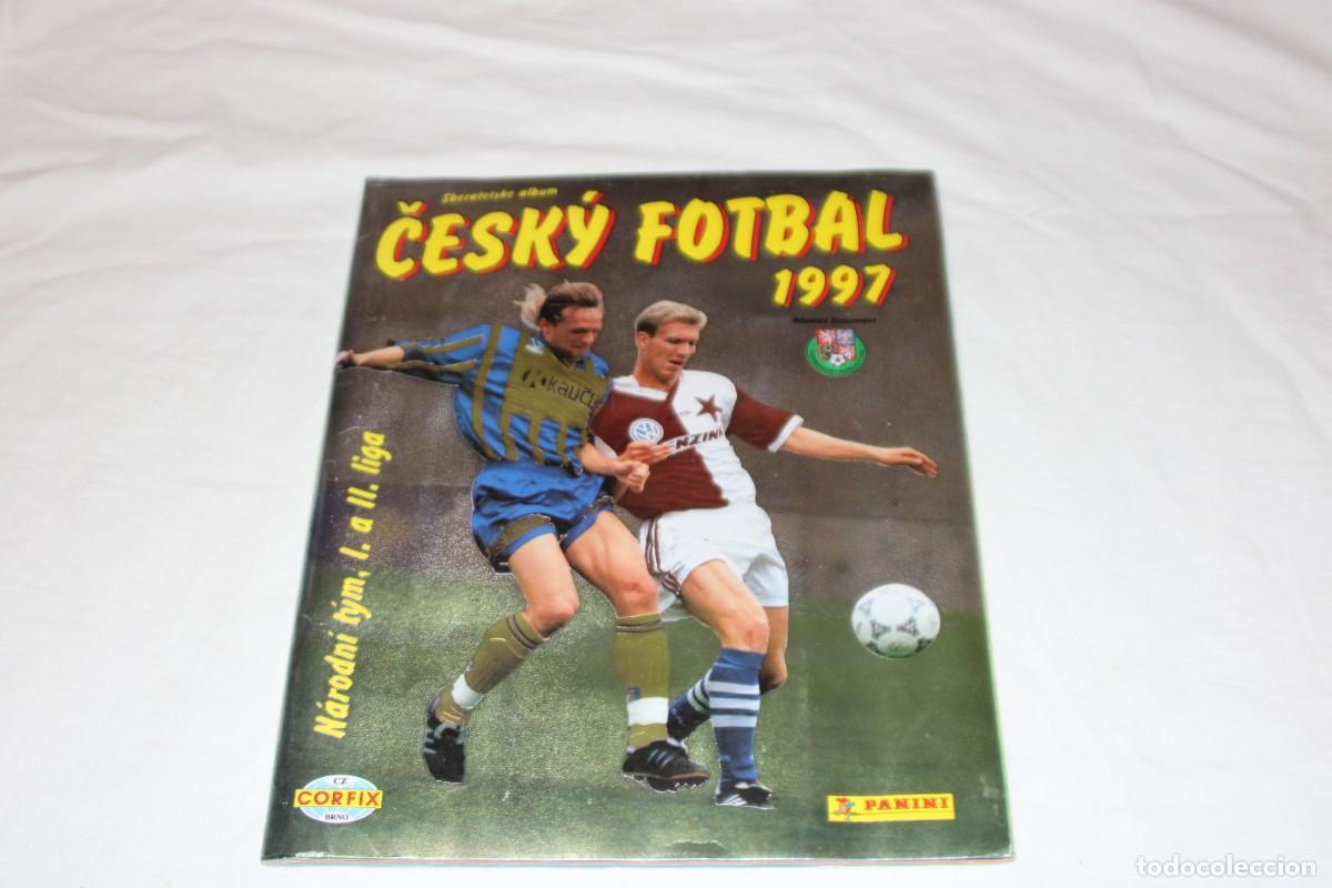 Football Stickers: ALBUM DE FOTO OFICIAL ANTIGUO DE LA LIGA DE CHEQUIA DE A&Ntilde;O 1997 MARCA PANINI TOTALEMENTE COMPLETO