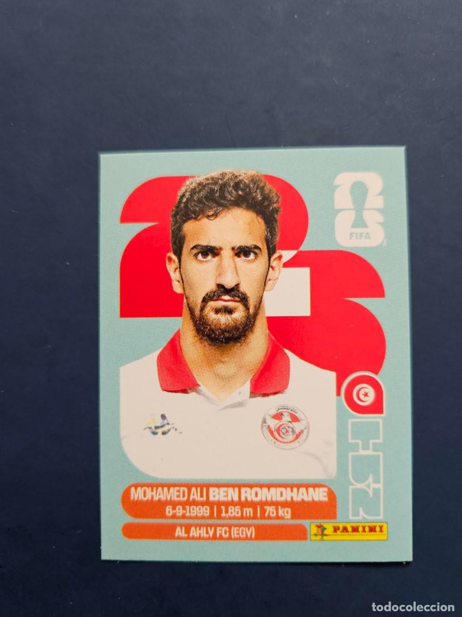 Fu&szlig;ball-Sticker: TUN 12 MOHAMED ALI BEN ROMDHANE TUNEZ FIFA WORLD CUP MUNDIAL 26 2026 SIN PEGAR NUNCA PEGADO