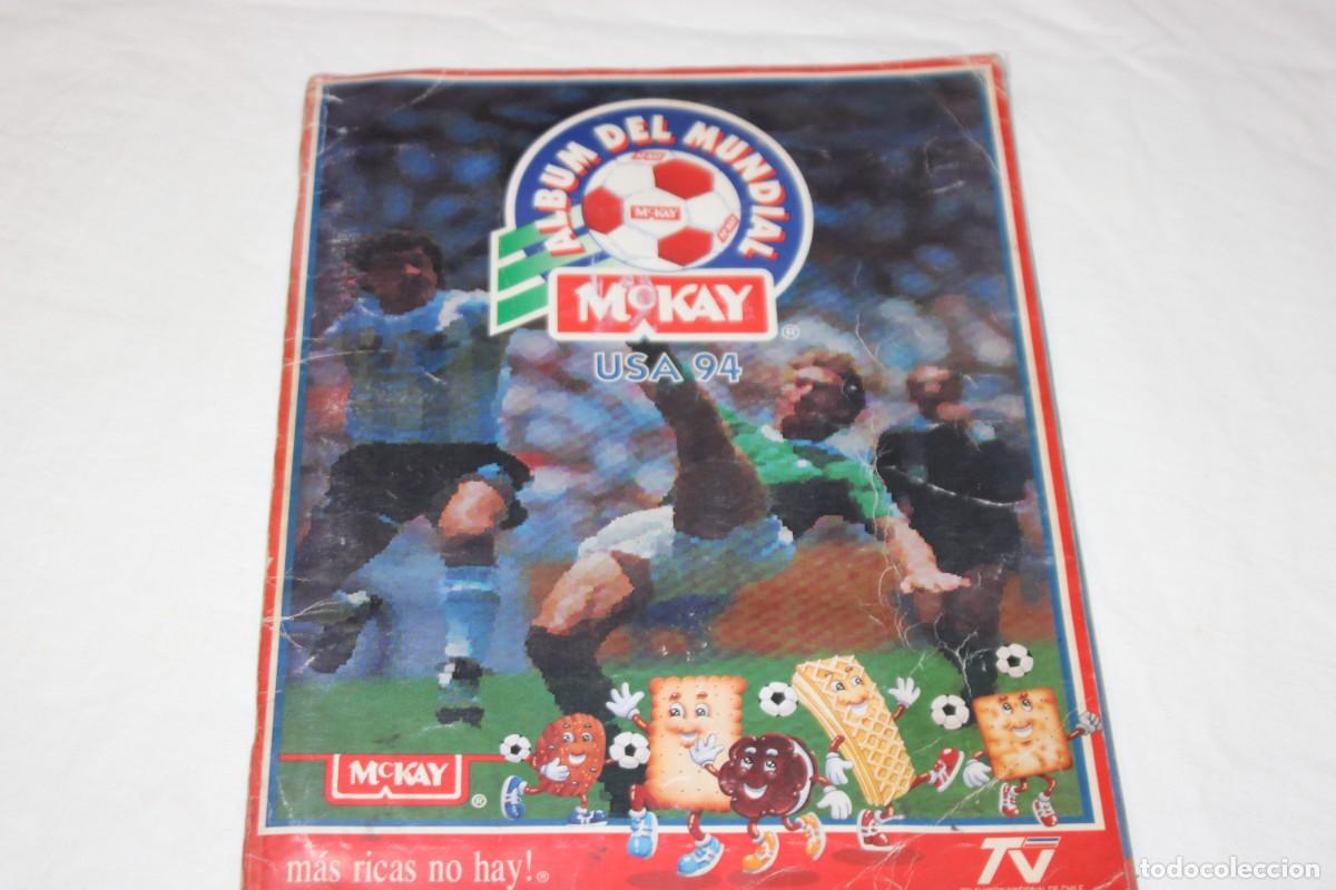 Fu&szlig;ball-Sticker: ALBUM DE FUTBOL ANTIGUO DEL MUNDIAL DE FUTBOL DE USA 94 CON MARADONA TOTALMENTE COMPLETO
