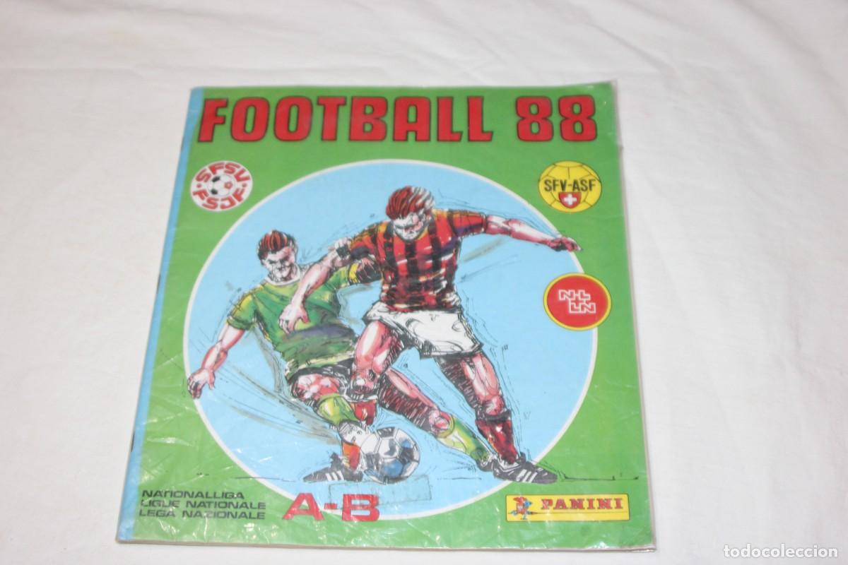 Football Stickers: ALBUM DE FUTBOL OFICIAL ANTIGUO DE LA LIGA DE SUIZA DE MARCA PANINI A&Ntilde;O 1988 COMPLETAMENTE COMPLETO