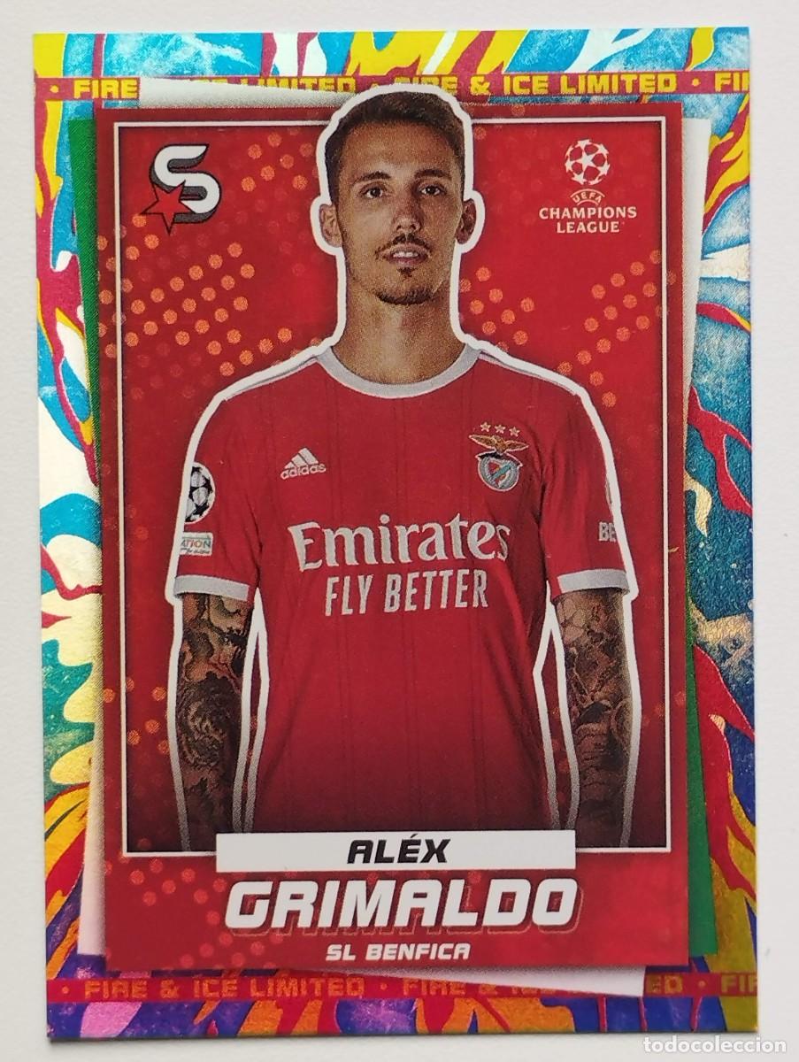 Cromos de Futebol: CROMO CARD TOPPS SUPER STARS 22 23 SUPERSTARS 2022 2023 FIRE & ICE LIMITED ALEX GRIMALDO 149 BENFICA