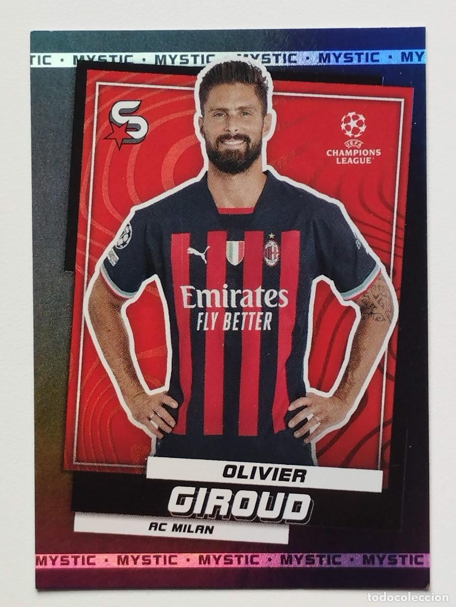 Cromos de Futebol: CROMO CARD TOPPS SUPER STARS 22 23 SUPERSTARS 2022 2023 MYSTIC OLIVIER GIROUD 75 MILAN