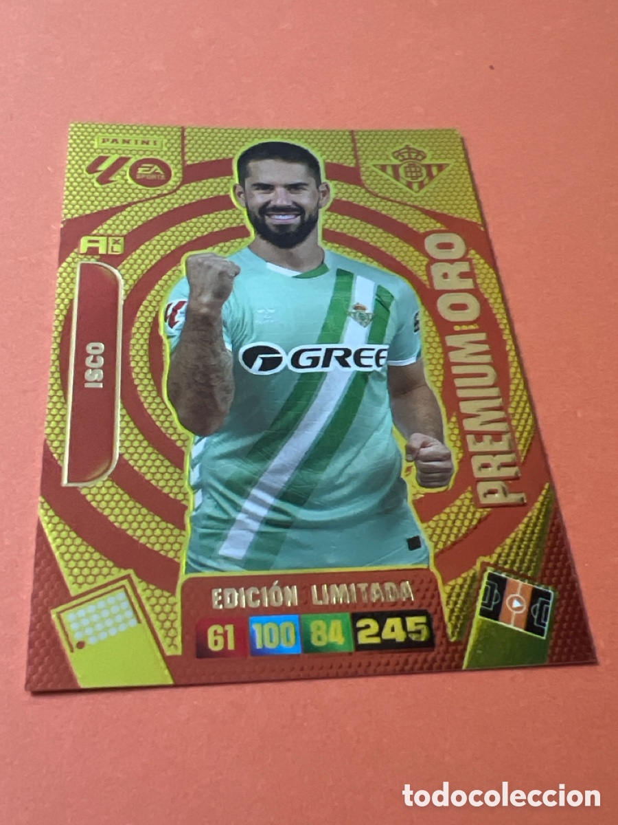 Fu&szlig;ball-Sticker: C1371. Isco - Betis - Adrenalyn XL Liga 2025 - 2026 Premium Oro Edici&oacute;n Limitada