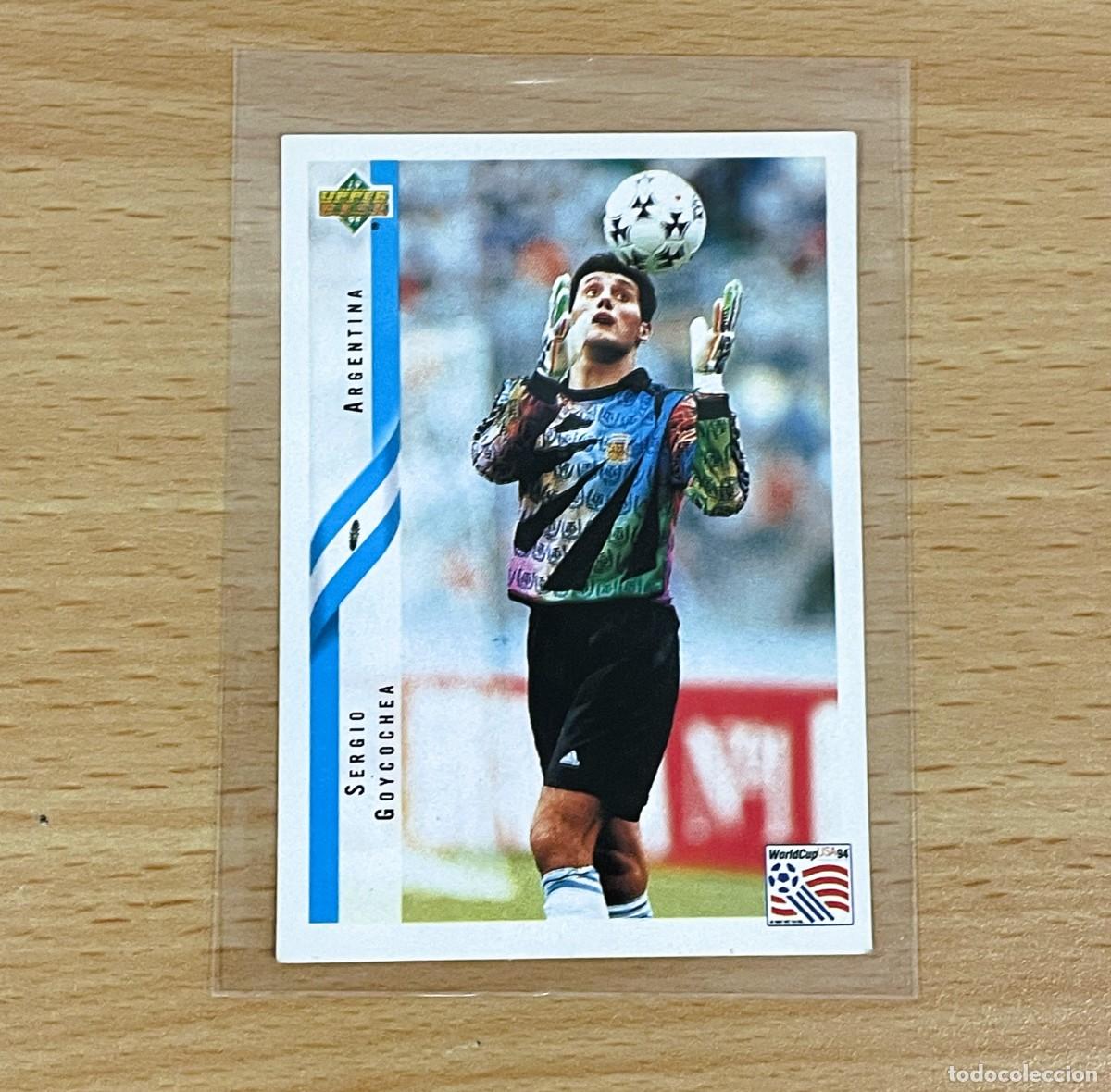 Cartes &agrave; collectionner de Football: CROMO STICKER UPPER DECK MUNDIAL DE F&Uacute;TBOL USA 94 n&ordm; 146 - PARAPENALES GOYCOCHEA DE ARGENTINA