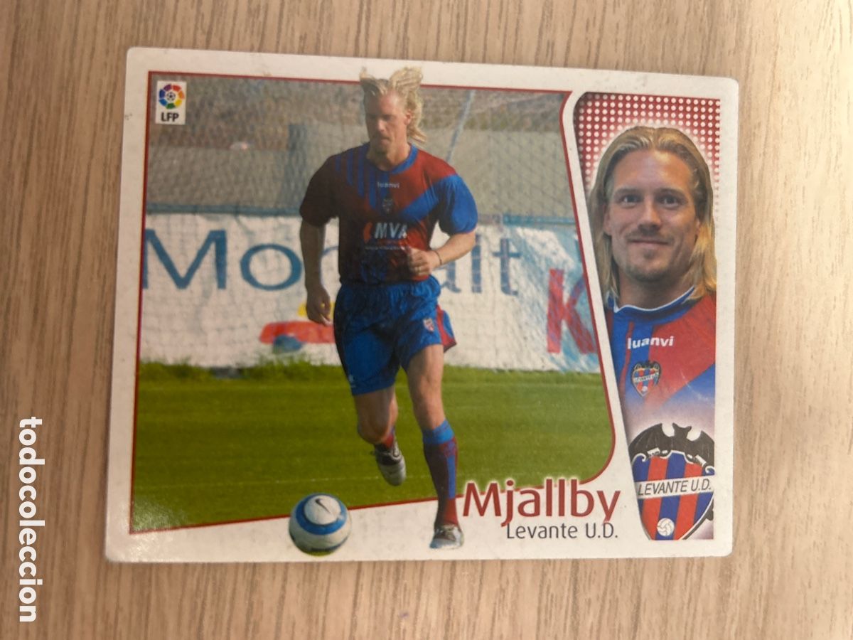 Figurine di Calcio: MJALLBY LEVANTE LIGA ESTE 2004 2005 04 05 NUNCA PEGADO SIN PEGAR