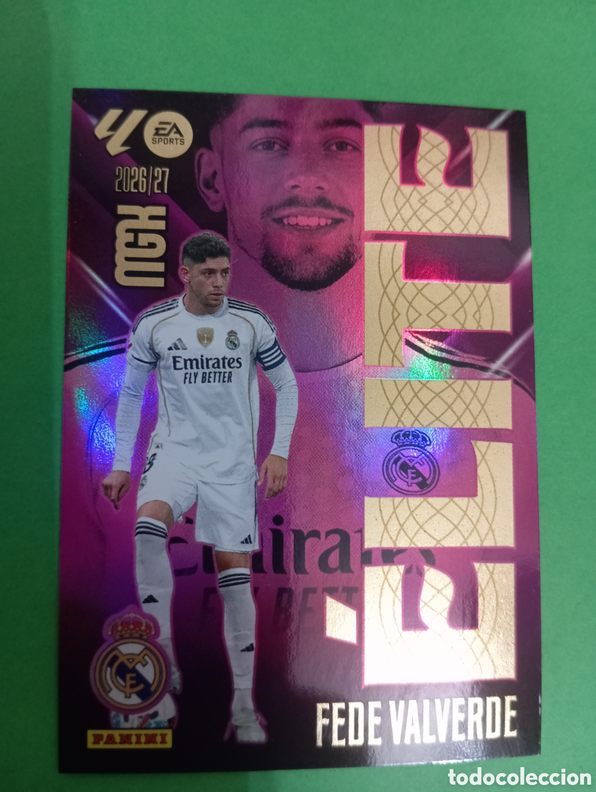 Figurine di Calcio: Valverde Real Madrid ELITE n&deg;5 / PANINI MEGACRACKS 2026/2027