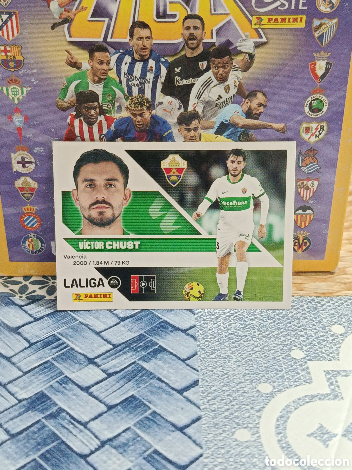 Cartes &agrave; collectionner de Football: CHUST ELCHE C.F. N&ordm; 6 LIGA ESTE 26 27 2026 2027 PANINI &rdquo;NUEVO DE SOBRE&rdquo;