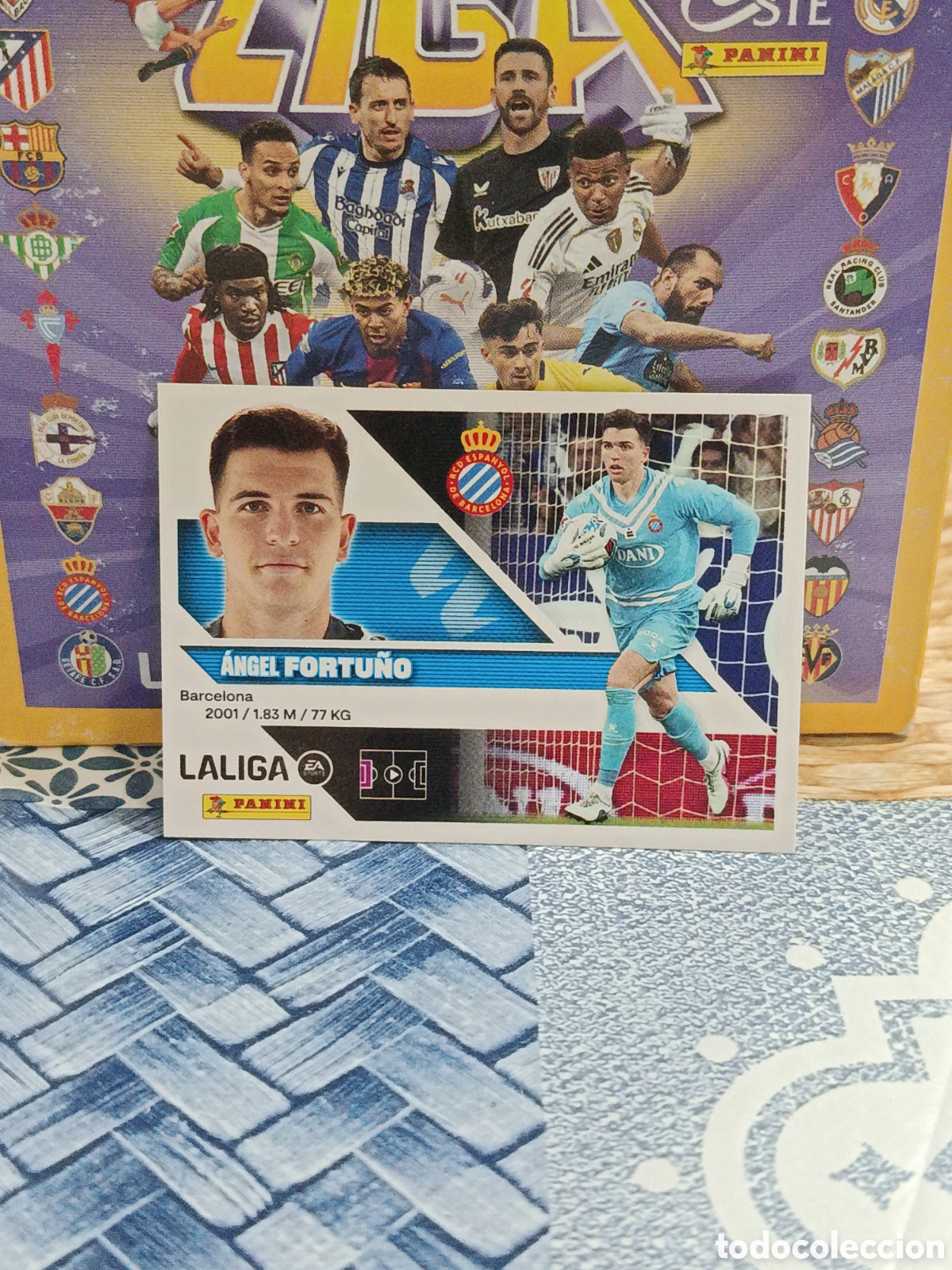 Cartes &agrave; collectionner de Football: FORTU&Ntilde;O R.C.D. ESPA&Ntilde;OL ESPANYOL N&ordm; 4 LIGA ESTE 26 27 2026 2027 PANINI &rdquo;NUEVO DE SOBRE&rdquo;