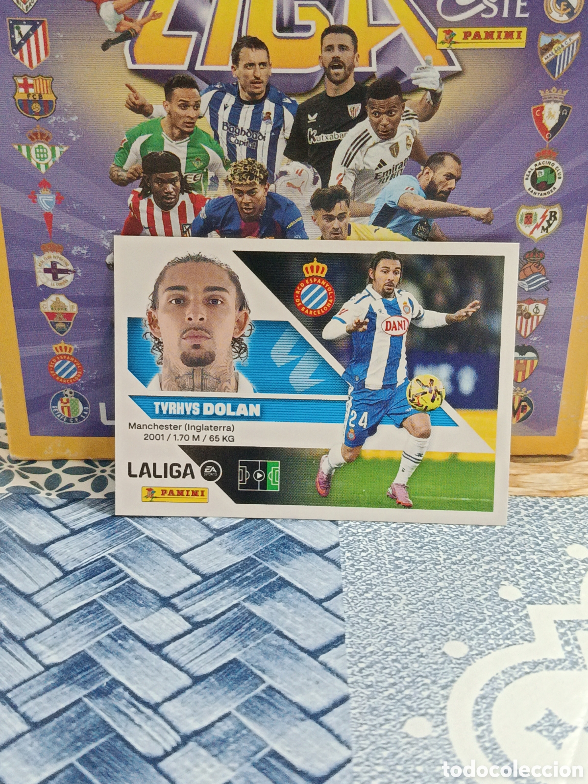 Football Stickers: DOLAN R.C.D. ESPA&Ntilde;OL ESPANYOL N&ordm; 16 LIGA ESTE 26 27 2026 2027 PANINI &rdquo;NUEVO DE SOBRE&rdquo;