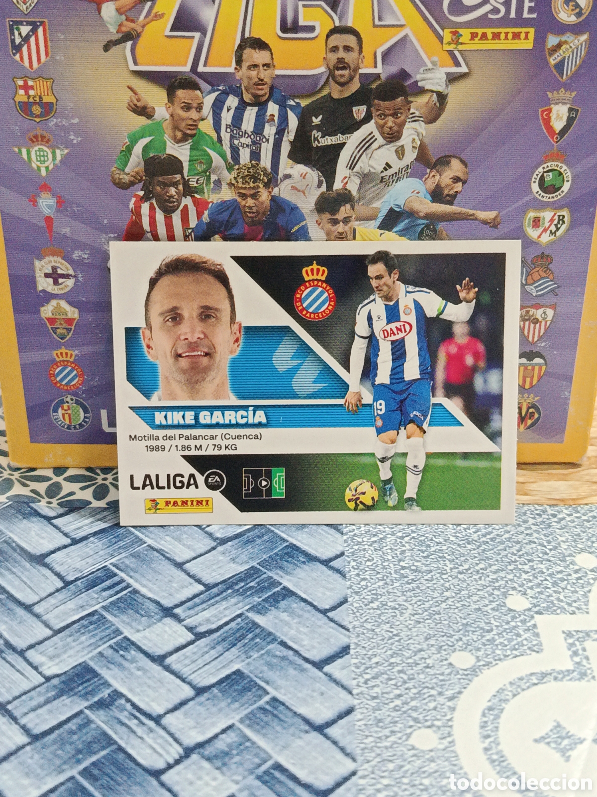 Football Stickers: KIKE GARCIA R.C.D. ESPA&Ntilde;OL ESPANYOL N&ordm; 19 LIGA ESTE 26 27 2026 2027 PANINI &rdquo;NUEVO DE SOBRE&rdquo;