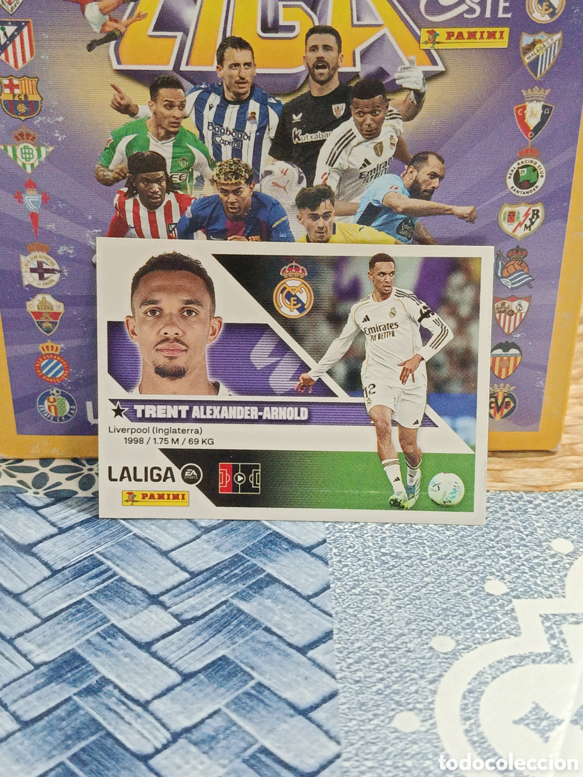 Cromos de Futebol: TRENT REAL MADRID N&ordm; 5 LIGA ESTE 26 27 2026 2027 PANINI &rdquo;NUEVO DE SOBRE&rdquo;