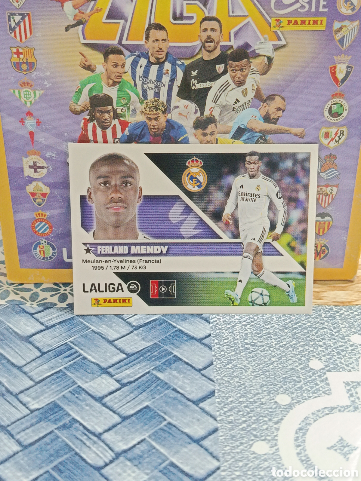 Cartes &agrave; collectionner de Football: MENDY REAL MADRID N&ordm; 10 B LIGA ESTE 26 27 2026 2027 PANINI &rdquo;NUEVO DE SOBRE&rdquo;