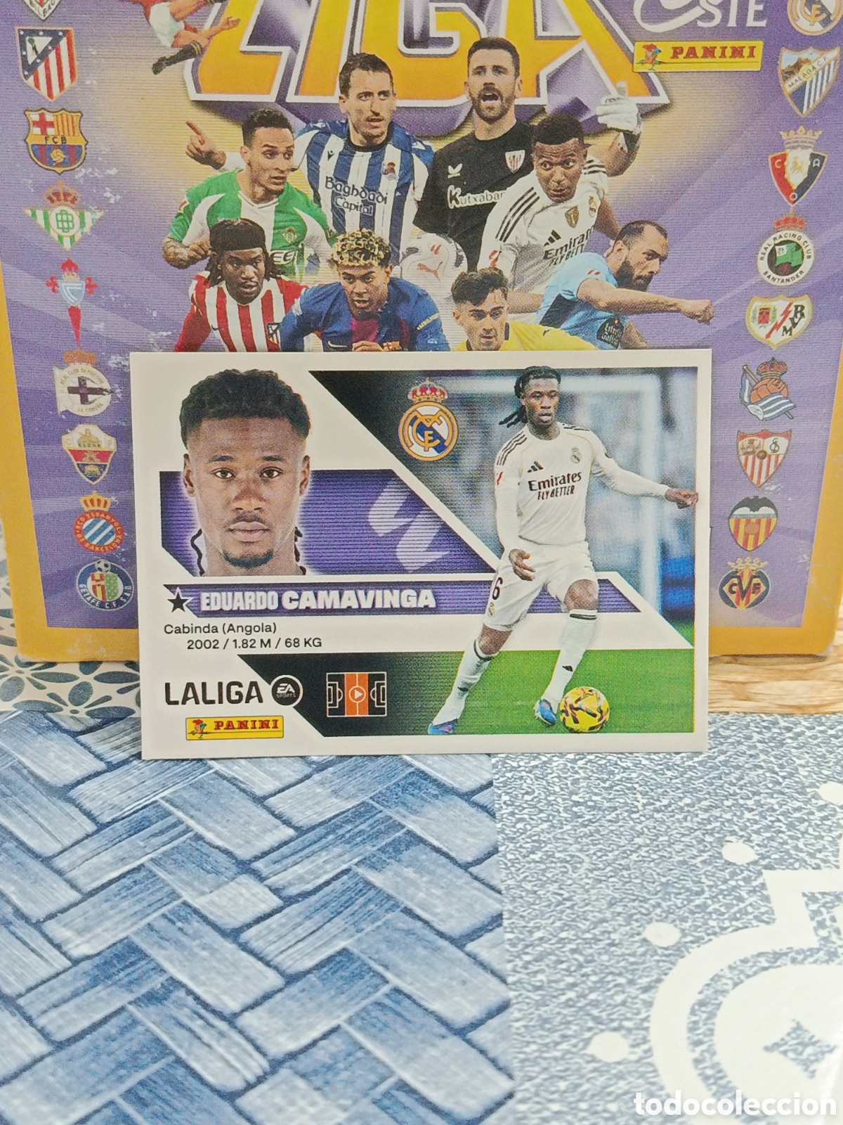 Cartes &agrave; collectionner de Football: CAMAVINGA REAL MADRID N&ordm; 13 LIGA ESTE 26 27 2026 2027 PANINI &rdquo;NUEVO DE SOBRE&rdquo;