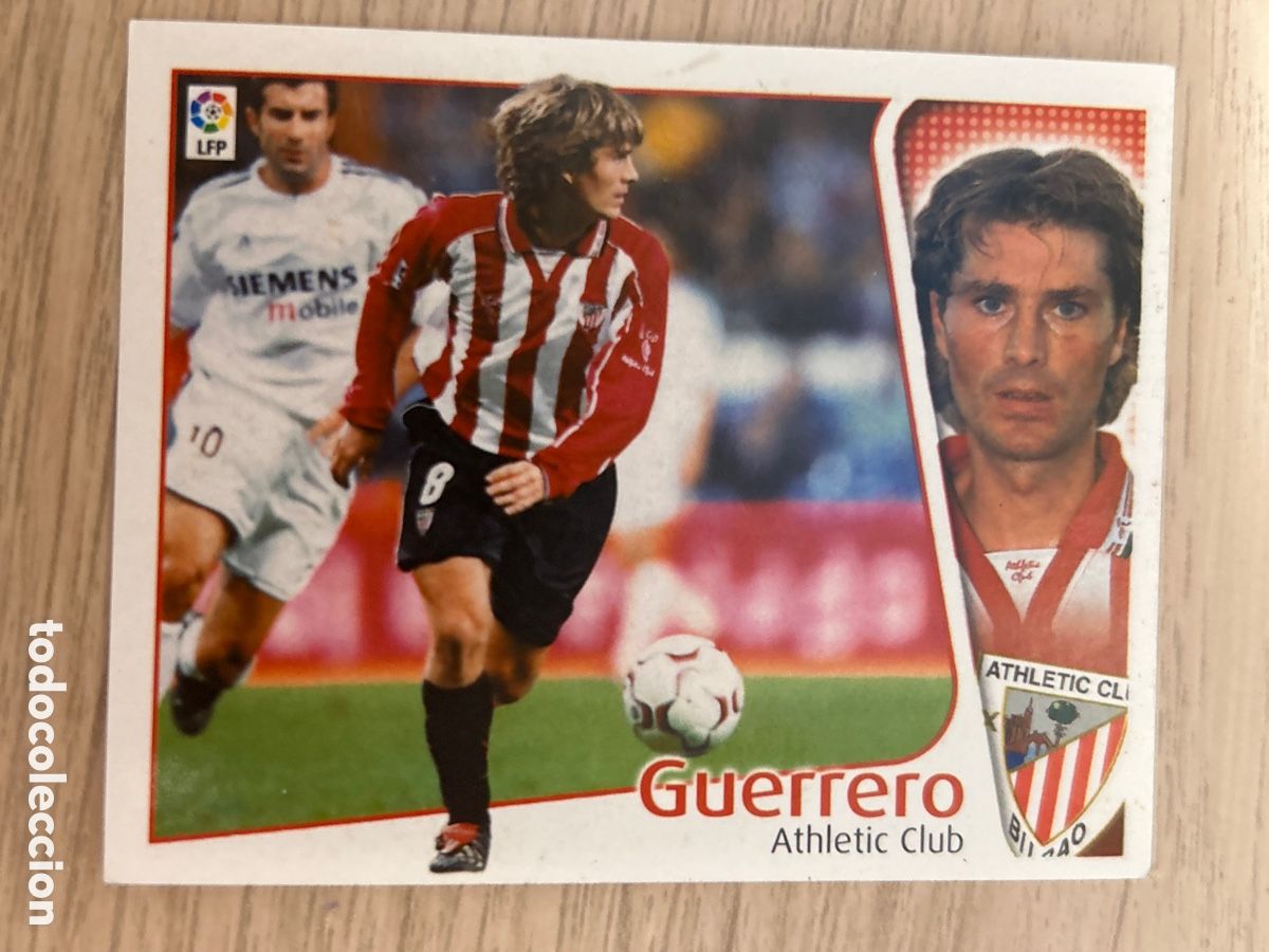 Figurine di Calcio: GUERRERO ATHLETIC CLUB DE BILBAO LIGA ESTE 2004 2005 04 05 NUNCA PEGADO SIN PEGAR
