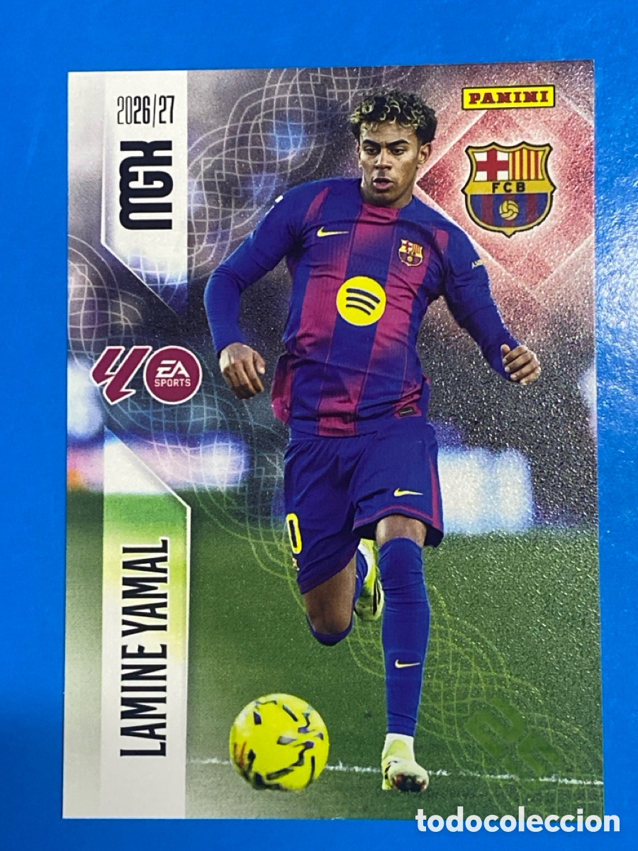 Cromos de f&uacute;tbol: 89 MEGACRACKS MGK 2026 2027 26 27 PANINI LAMINE YAMAL BARCELONA