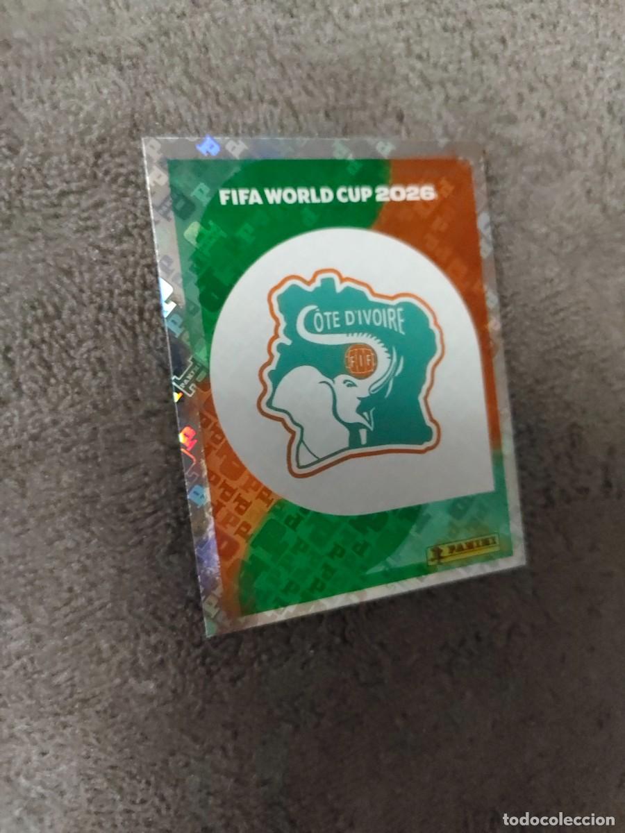 Cartes &agrave; collectionner de Football: CIV 1 CIV1 MUNDIAL 2026 PANINI LOGO ESCUDO COSTA DE MARFIL 26 WORLD CUP STICKER PANINI FIFA AAZ