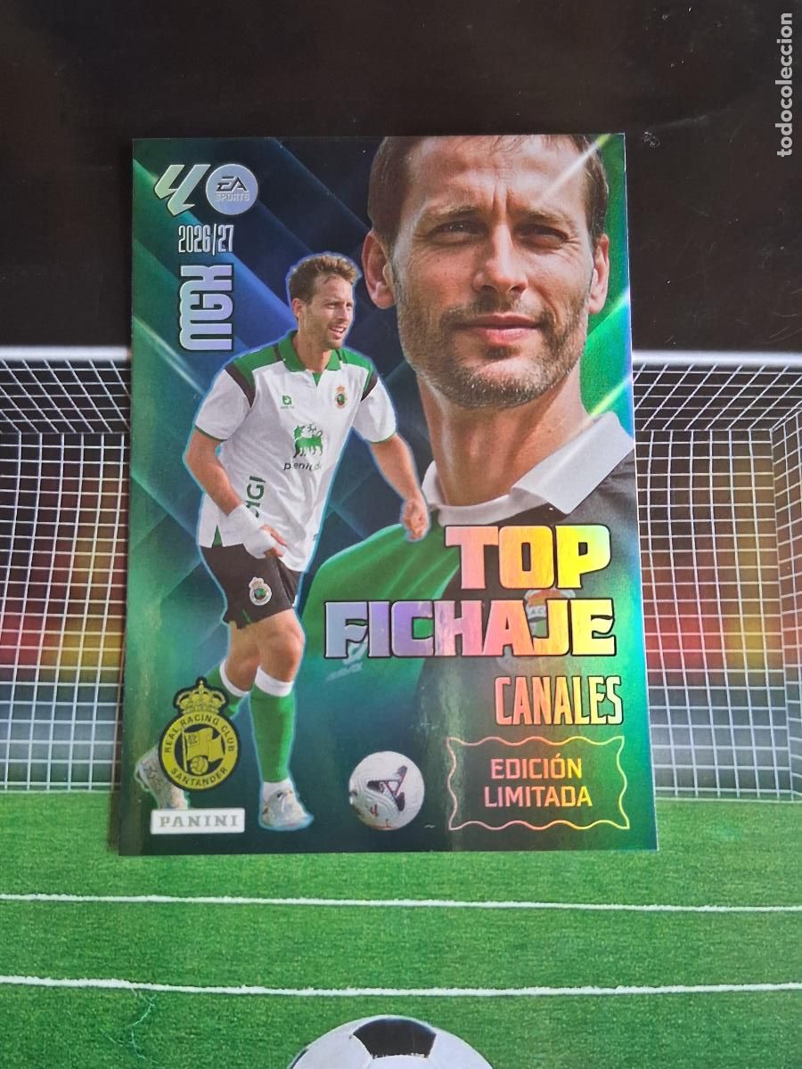 Cartes &agrave; collectionner de Football: CANALES TOP FICHAJE SANTANDER EDICION LIMITADA CROMOS MEGACRACKS MGK FUTBOL PANINI 2026 2027 26 27