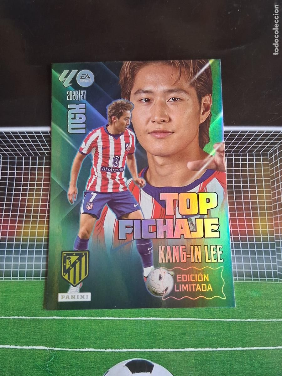 Cromos de Futebol: KANG-IN LEE TOP FICHAJE ATLETICO DE MADRID EDICION LIMITADA CROMOS MEGACRACKS MGK 2026 2027 26 27