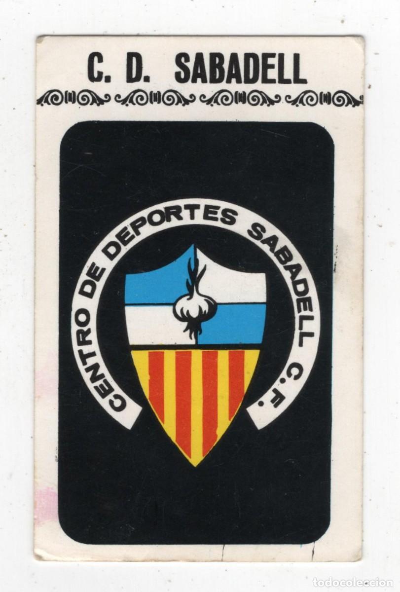 Cromos de Futebol: C.D. SABADELL EDITORIAL FHER A&Ntilde;O 1970 REVERSO EL NOMBRE DE LOS COMPONENTES DE LA PLANTILLA