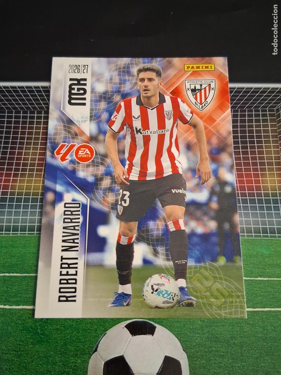 Cromos de Futebol: 51 ROBERT NAVARRO ATHLETIC DE BILBAO CROMOS MEGACRACKS MGK LIGA FUTBOL PANINI 2026 2027 26 27