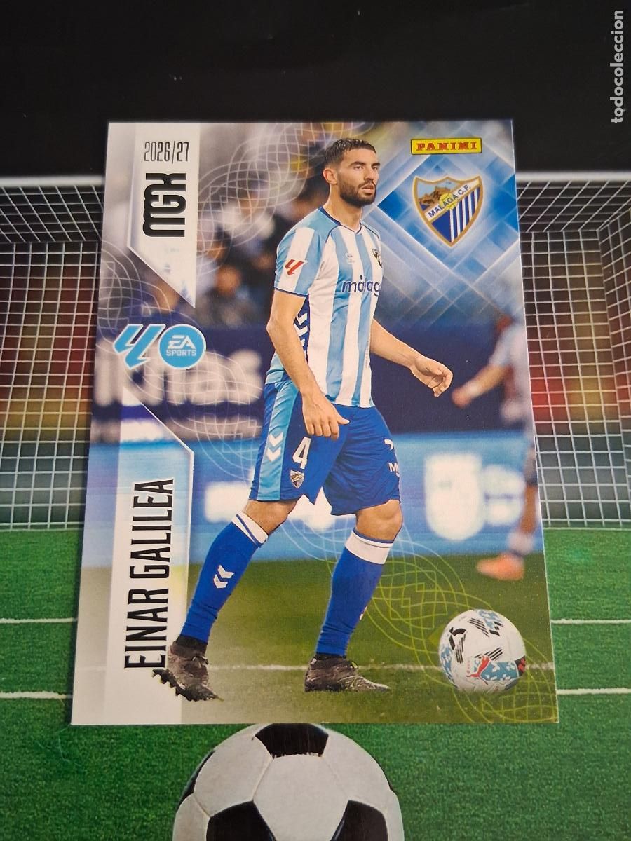 Cromos de Futebol: 241 EINAR GALILEA MALAGA CROMOS MEGACRACKS MGK LIGA FUTBOL PANINI 2026 2027 26 27