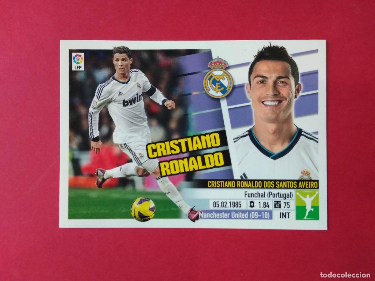 Cartes &agrave; collectionner de Football: EDICIONES ESTE LIGA 13 14 2013 2014 CROMO NUNCA PEGADO REAL MADRID CRISTIANO RONALDO N&ordm; 15